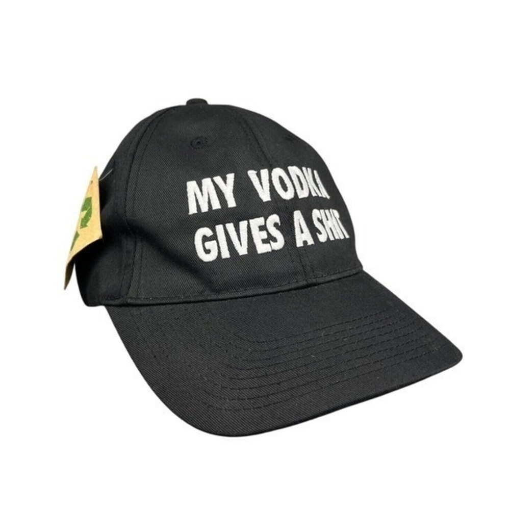 Absolut Vodka KC Recycle Hat Mens OS Black Slogan Recycled PET Sustainable Cap